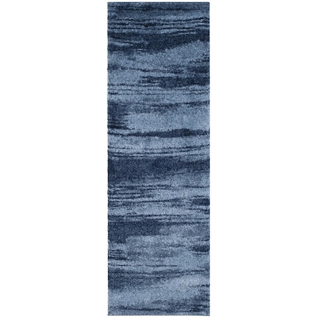 Safavieh Retro Runner Rug, Light Blue and Blue - 2 ft.-3 in. x 11 ft. RET2693-6065-211